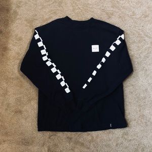 HUF Black Checkered Long Sleeve Shirt